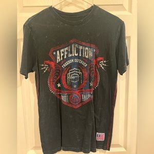 Affliction Freedom Defender Graphic Tee - Small
